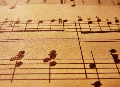 Old notes Stockillustratie