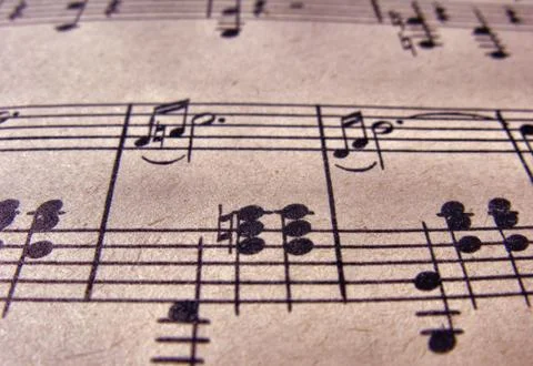 Old notes Stock Illustration