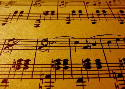 Old notes Stock Illustration