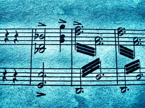 Old notes Stock Illustration