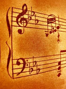 Old notes Stock Illustration