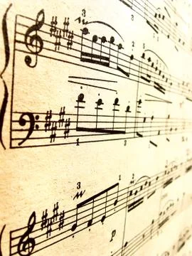 Old notes Stockillustratie