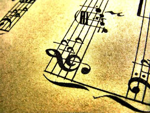 Old notes Stock Photos