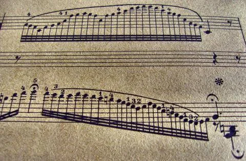 Old notes Stock Photos