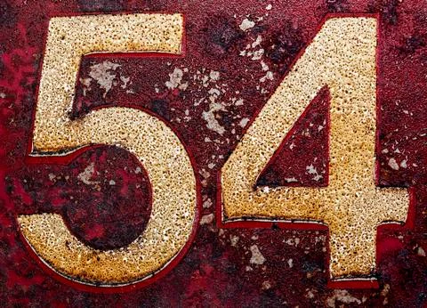 Old numbers Stock-Fotos