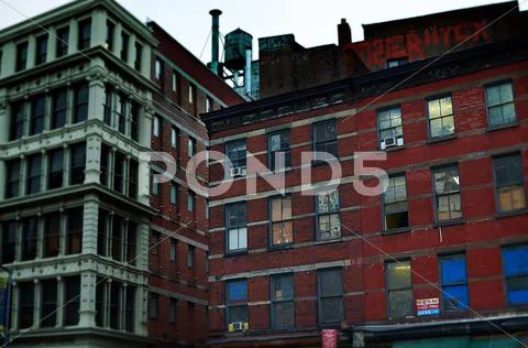 Old NYC Buildings Stock Photos