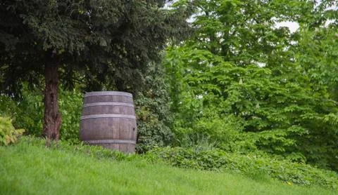 Old oak barrel Stock Photos