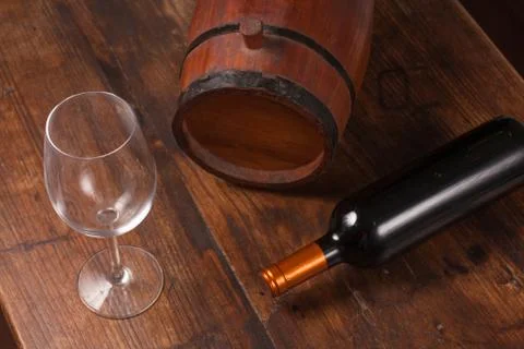 Old oak barrel Stock Photos