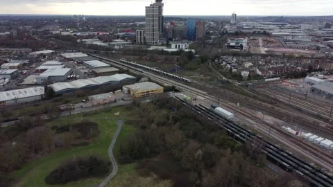 Old oak common and north acton area, London, england Stock Footage 178922355