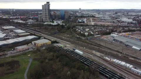 Old oak common and north acton area, London, england Vídeo Stock 178936184