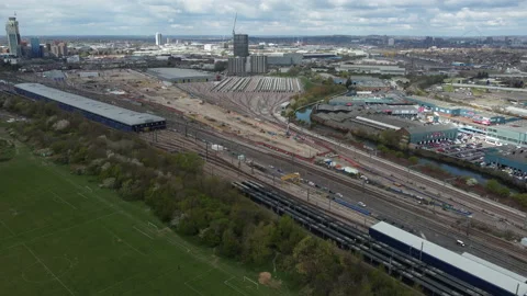 Old Oak common HS2 High Speed two. Stock Footage 180198656