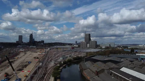Old Oak common HS2 High Speed two Stock Footage 181907958