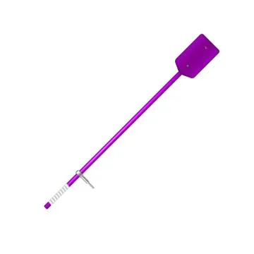 Old oar in purple design Stock Illustration