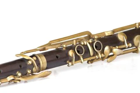 Old oboe Foto stock