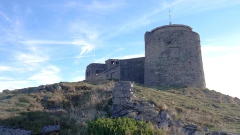 Old observatory in mountains Stock Footage 95090252