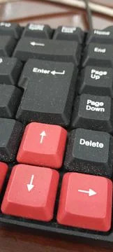 Old Office Keyboard Covered in Thick Dust and Dirt Fotos Stock