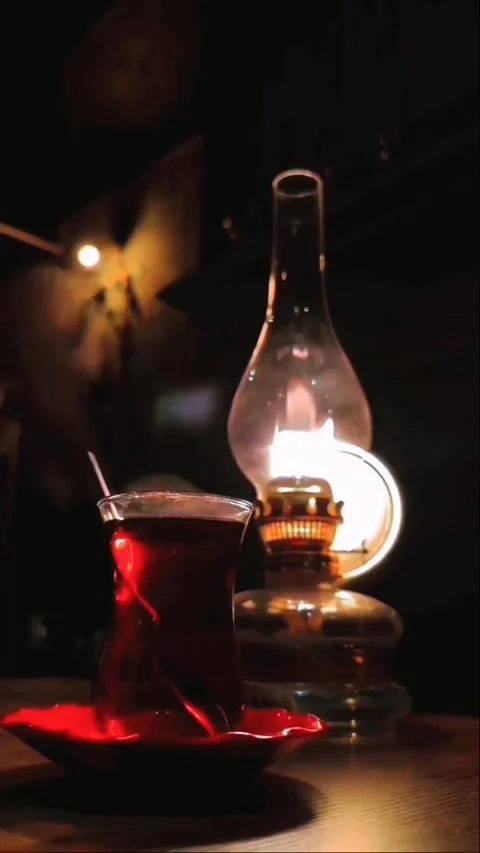 Old oil lamp Stock Footage 247022924
