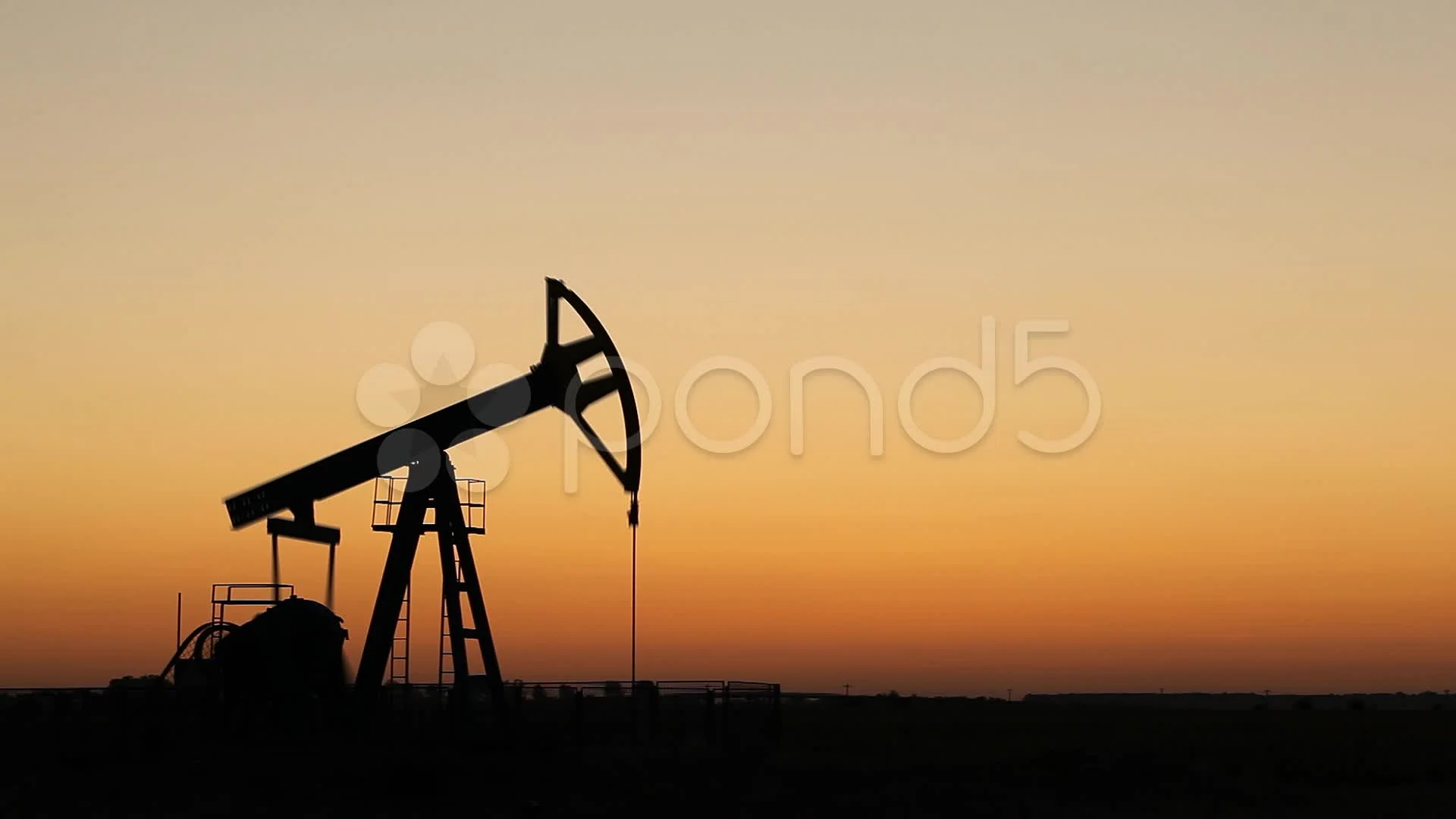 Old Oil Pump in Sunset Time Lapse Fossil, Stock Video