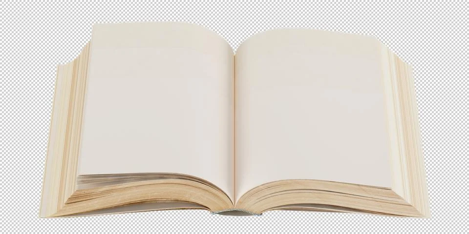 Old open book Illustrazione stock