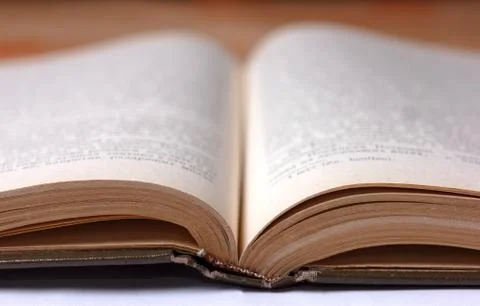 Old open book Fotos de archivo