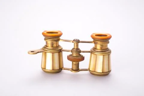 Old opera glasses Stock Photos