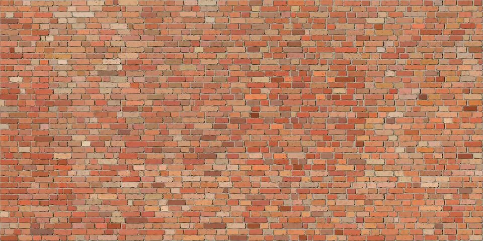 Old orange brick block wall rough texture fade condition background graphic.. Stock Illustration