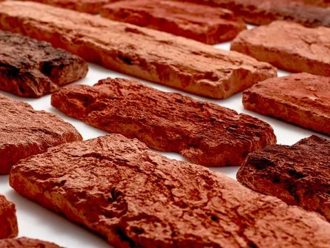 Old orange bricks Stock Photos