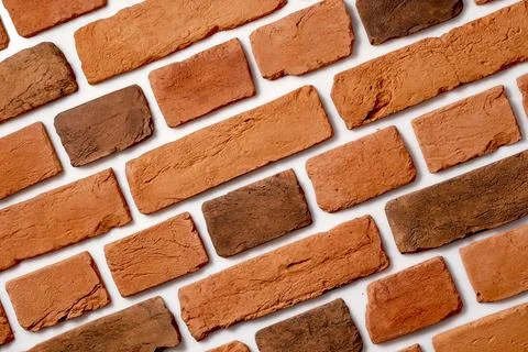Old orange bricks Stock Photos