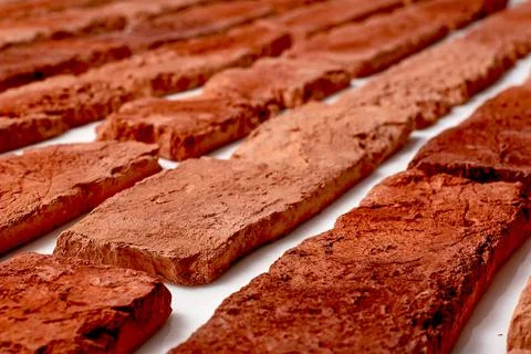 Old orange bricks Stock Photos