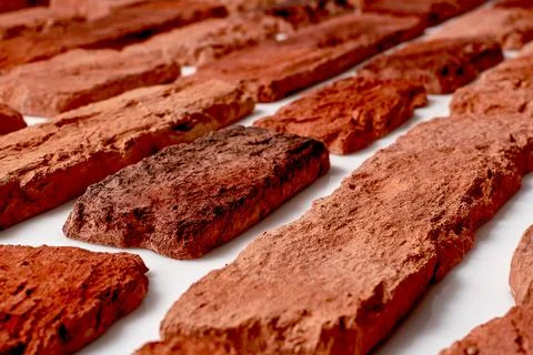 Old orange bricks Stock Photos