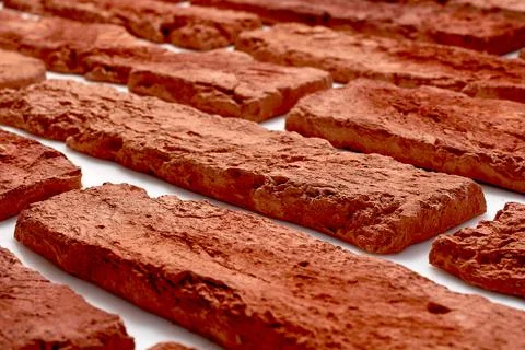 Old orange bricks Stock Photos