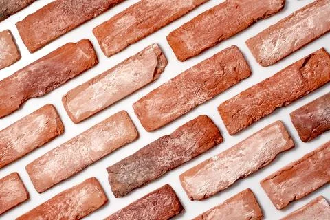 Old orange bricks Stock Photos