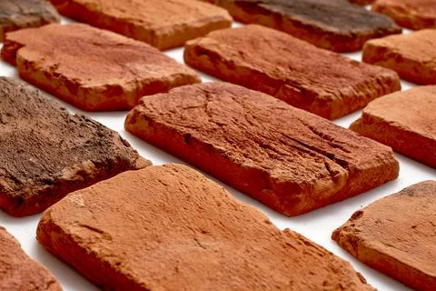 Old orange bricks Stock Photos