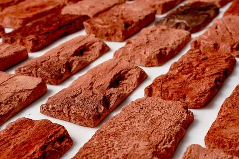 Old orange bricks Stock Photos