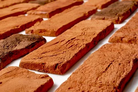 Old orange bricks Stock Photos