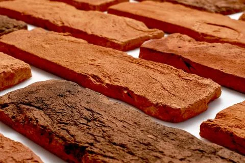 Old orange bricks Stock Photos