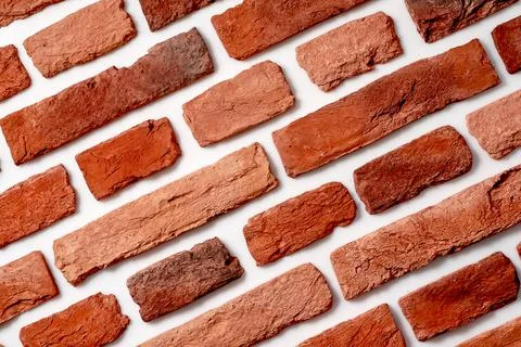 Old orange bricks Stock Photos