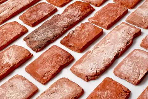 Old orange bricks Stock Photos