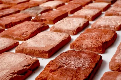 Old orange bricks Stock Photos