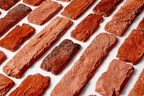 Old orange bricks Stock Photos