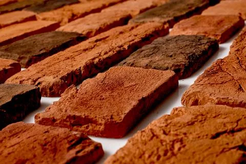 Old orange bricks Stock Photos