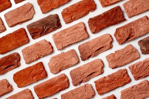 Old orange bricks Stock Photos