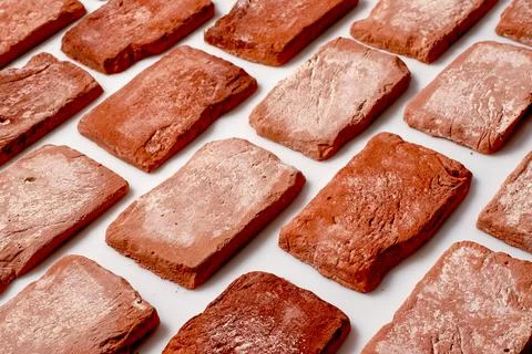 Old orange bricks Stock Photos