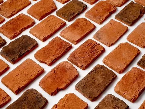 Old orange bricks Stock Photos