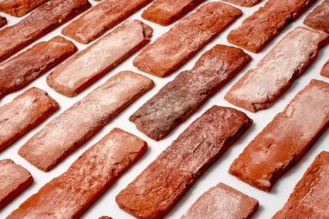 Old orange bricks Stock Photos