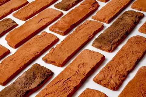 Old orange bricks Stock Photos