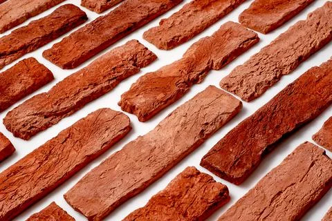 Old orange bricks Stock Photos