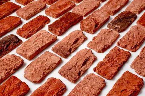 Old orange bricks Stock Photos