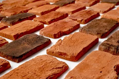 Old orange bricks Stock Photos