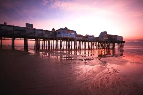 Old Orchard Beach Stockfoto's